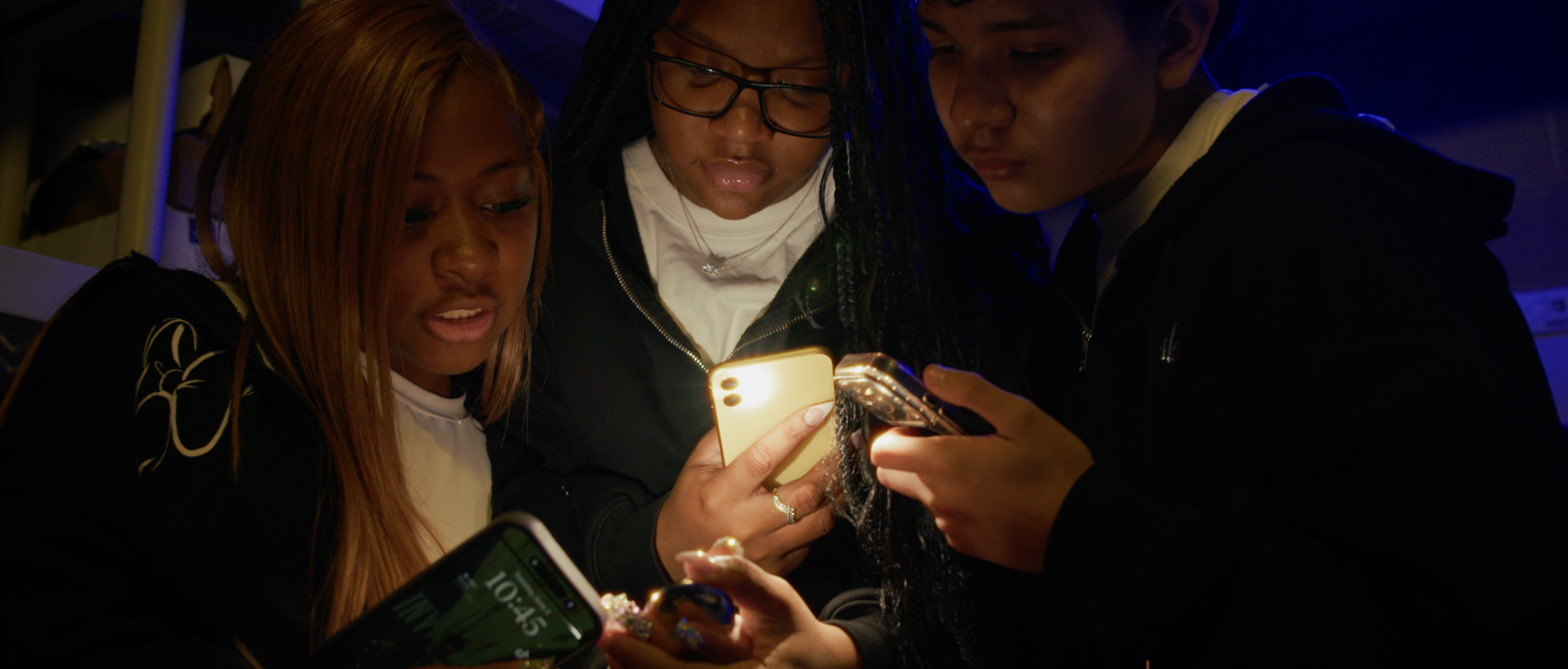 Film still from Time Lock, HEARTH Youth in Film short